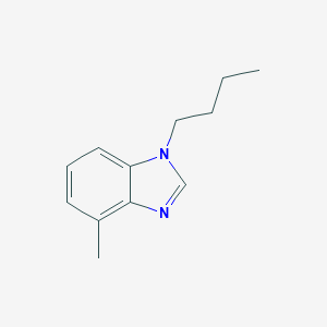 molecular formula C12H16N2 B133250 1-Butyl-4-methylbenzimidazole CAS No. 156725-73-4