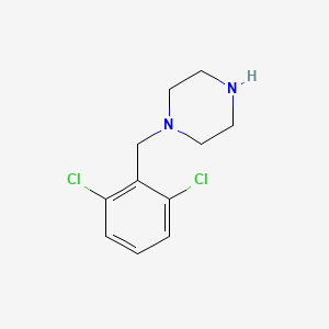molecular formula C11H14Cl2N2 B1332504 1-(2,6-二氯苄基)哌嗪 CAS No. 102292-50-2