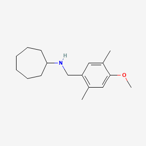 N-(4-methoxy-2,5-dimethylbenzyl)cycloheptanamine
