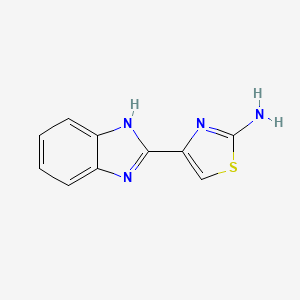 4-(1H-benzimidazol-2-yl)-1,3-thiazol-2-amine
