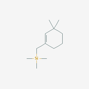molecular formula C12H24Si B133253 (3,3-Dimethylcyclohex-1-enylmethyl)trimethylsilane CAS No. 150929-92-3