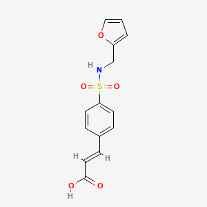 3-{4-[(Furan-2-ylmethyl)-sulfamoyl]-phenyl}-acrylic acid