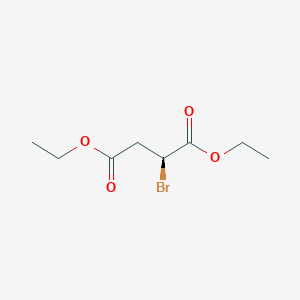molecular formula C8H13BrO4 B133254 Butanedioic acid, bromo-, diethyl ester, (2S)-(9CI) CAS No. 158705-99-8