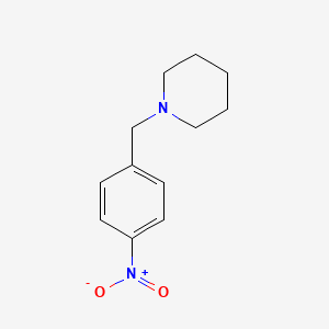 molecular formula C12H16N2O2 B1332540 1-(4-Nitrobenzyl)piperidine CAS No. 59507-44-7