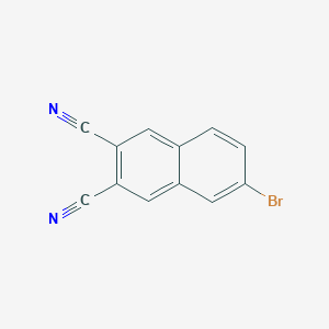 molecular formula C12H5BrN2 B1332548 6-Bromo-2,3-dicyanonaphthalene CAS No. 70484-02-5