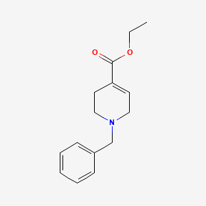 molecular formula C15H19NO2 B1332555 Ethyl 1-benzyl-1,2,3,6-tetrahydropyridine-4-carboxylate CAS No. 23019-62-7