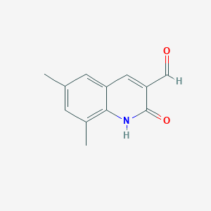 6,8-Dimethyl-2-oxo-1,2-dihydroquinoline-3-carbaldehyde