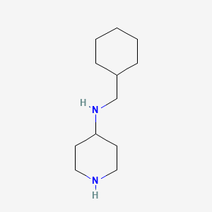 molecular formula C12H24N2 B13325950 N-(cyclohexylmethyl)piperidin-4-amine 