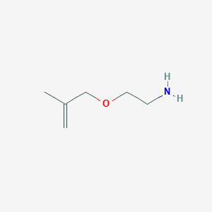 molecular formula C6H13NO B13326037 2-[(2-Methylprop-2-en-1-yl)oxy]ethan-1-amine 