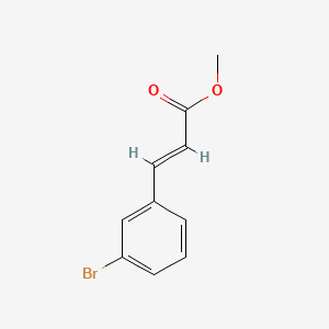 molecular formula C10H9BrO2 B1332605 (E)-Methyl 3-(3-bromophenyl)acrylate CAS No. 79432-87-4