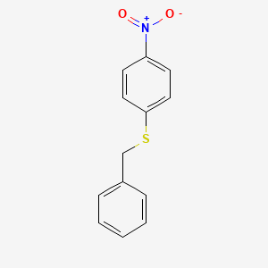 molecular formula C13H11NO2S B1332622 1-(Benzylsulfanyl)-4-nitrobenzene CAS No. 27691-43-6