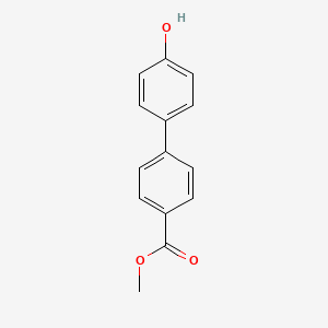 molecular formula C14H12O3 B1332660 4'-羟基[1,1'-联苯]-4-甲酸甲酯 CAS No. 40501-41-5