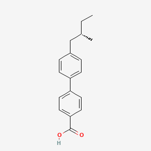molecular formula C18H20O2 B1332663 4'-[(2s)-2-Methylbutyl]-[1,1'-biphenyl]-4-carboxylic acid 