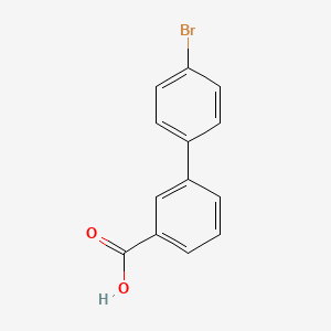 molecular formula C13H9BrO2 B1332676 4'-Bromo-biphenyl-3-carboxylic acid CAS No. 885951-66-6