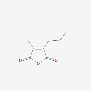 molecular formula C8H10O3 B13326846 3-Methyl-4-propylfuran-2,5-dione 