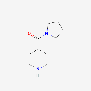 molecular formula C10H18N2O B1332706 Piperidin-4-yl(pyrrolidin-1-yl)methanone CAS No. 35090-95-0