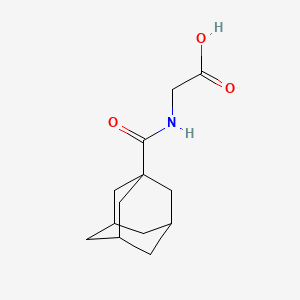 molecular formula C13H19NO3 B1332721 [(Adamantane-1-carbonyl)-amino]-acetic acid CAS No. 21241-41-8