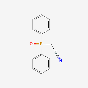 molecular formula C14H12NOP B1332723 (Diphenyl-phosphinoyl)-acetonitrile CAS No. 23040-22-4