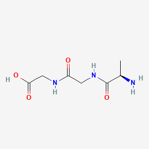 molecular formula C7H13N3O4 B1332725 H-D-Ala-Gly-Gly-OH CAS No. 77286-90-9