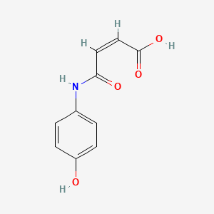 molecular formula C10H9NO4 B1332727 (Z)-4-((4-Hydroxyphenyl)amino)-4-oxobut-2-enoic acid CAS No. 28173-23-1