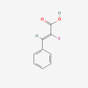 molecular formula C9H7FO2 B1332728 alpha-Fluorocinnamic acid CAS No. 350-90-3