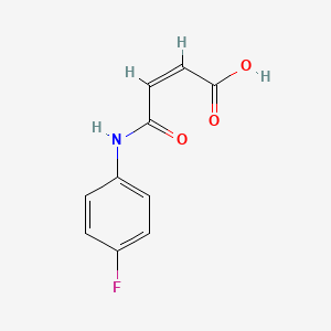 molecular formula C10H8FNO3 B1332729 N-(4-Fluorophenyl)maleamic acid CAS No. 780-05-2