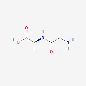 molecular formula C5H10N2O3 B1332730 Glycyl-L-alanine CAS No. 3695-73-6