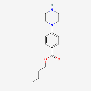 molecular formula C15H22N2O2 B1332734 Butyl 4-piperazin-1-ylbenzoate CAS No. 86620-18-0