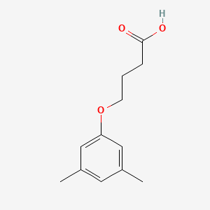 molecular formula C12H16O3 B1332738 4-(3,5-Dimethylphenoxy)butanoic acid CAS No. 57932-18-0