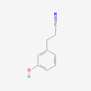 molecular formula C9H9NO B1332748 3-(3-Hydroxyphenyl)propanenitrile 