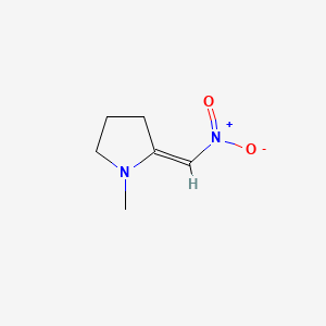 molecular formula C6H10N2O2 B1332751 (2E)-1-methyl-2-(nitromethylene)pyrrolidine CAS No. 26171-05-1