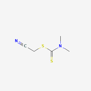 molecular formula C5H8N2S2 B1332767 Cyanomethyl dimethyldithiocarbamate CAS No. 61540-35-0