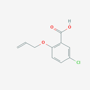 molecular formula C10H9ClO3 B1332773 2-Allyloxy-5-chloro-benzoic acid CAS No. 62176-22-1