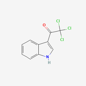 molecular formula C10H6Cl3NO B1332774 2,2,2-trichloro-1-(1H-indol-3-yl)ethanone CAS No. 30030-90-1