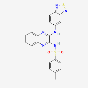 molecular formula C21H16N6O2S2 B1332775 XL147 CAS No. 1033110-57-4