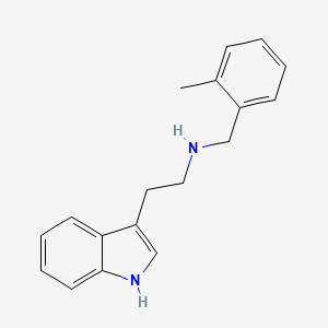 molecular formula C18H20N2 B1332785 [2-(1H-Indol-3-yl)-ethyl]-(2-methyl-benzyl)-amine CAS No. 356092-30-3
