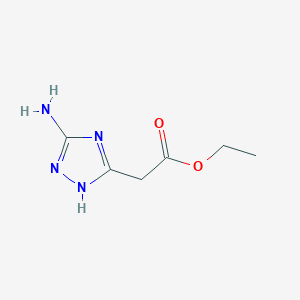Ethyl 2-(5-amino-4H-1,2,4-triazol-3-yl)acetate