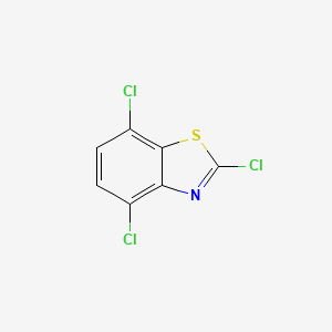 molecular formula C7H2Cl3NS B1332805 2,4,7-Trichloro-1,3-benzothiazole CAS No. 898747-91-6