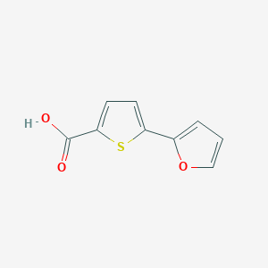 molecular formula C9H6O3S B1332817 5-(Furan-2-yl)thiophene-2-carboxylic acid CAS No. 868755-62-8