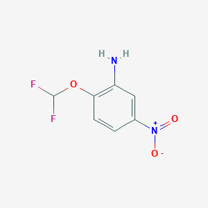 molecular formula C7H6F2N2O3 B1332831 2-(Difluoromethoxy)-5-nitroaniline CAS No. 54939-58-1