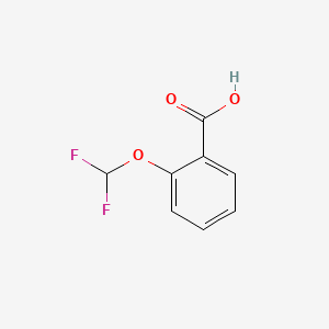 molecular formula C8H6F2O3 B1332832 2-(Difluoromethoxy)benzoic acid CAS No. 97914-59-5