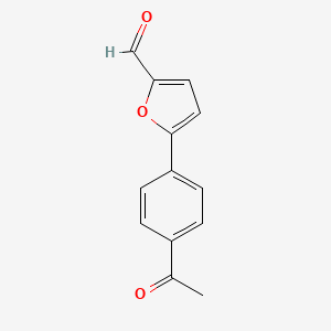 5-(4-Acetylphenyl)furan-2-carbaldehyde