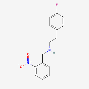2-(4-fluorophenyl)-N-(2-nitrobenzyl)ethanamine