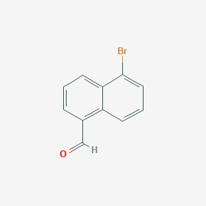 molecular formula C11H7BrO B1332838 5-Bromo-1-naphthaldehyde CAS No. 41498-06-0