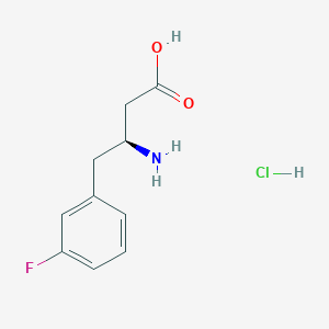 B1332843 (S)-3-Amino-4-(3-fluorophenyl)butanoic acid hydrochloride CAS No. 270596-50-4