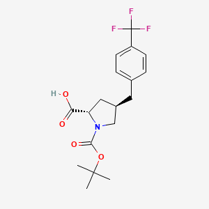 Boc-(R)-4-[4-(trifluoromethyl)benzyl]-L-proline