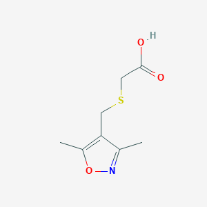 ([(3,5-Dimethylisoxazol-4-YL)methyl]thio)acetic acid