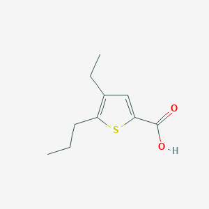 4-Ethyl-5-propylthiophene-2-carboxylic acid