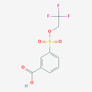 3-[(2,2,2-Trifluoroethoxy)sulfonyl]benzoic acid
