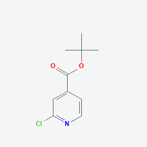 molecular formula C10H12ClNO2 B1332952 Tert-butyl 2-chloropyridine-4-carboxylate CAS No. 295349-62-1
